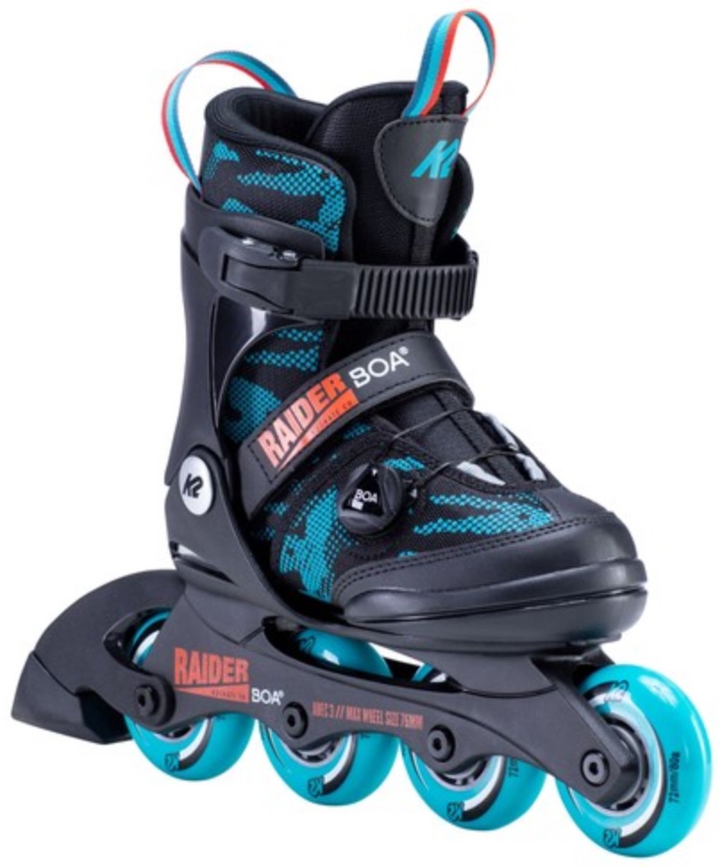 K2 Youth Skate Raider Boa with four wheels and Boa closure system